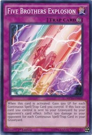Five Brothers Explosion (MP14-EN058) - 2014 Mega-Tins Mega Pack 1st Edition