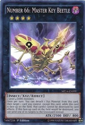 Number 66: Master Key Beetle (MP14-EN099) - 2014 Mega-Tins Mega Pack 1st Edition