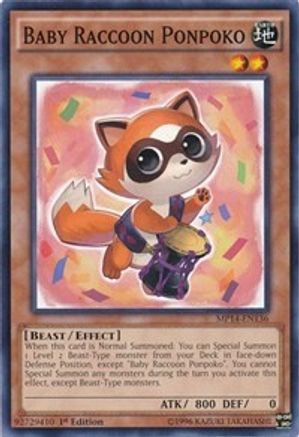 Baby Raccoon Ponpoko (MP14-EN136) - 2014 Mega-Tins Mega Pack Unlimited