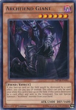 Archfiend Giant (MP14-EN181) - 2014 Mega-Tins Mega Pack 1st Edition