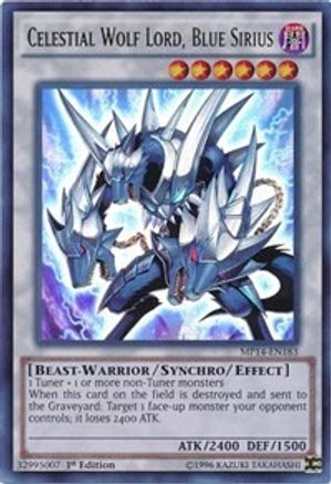Celestial Wolf Lord, Blue Sirius (MP14-EN183) - 2014 Mega-Tins Mega Pack 1st Edition