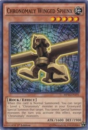 Chronomaly Winged Sphinx (MP14-EN191) - 2014 Mega-Tins Mega Pack 1st Edition