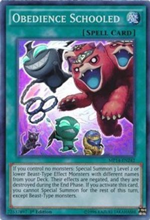 Obedience Schooled (MP14-EN242) - 2014 Mega-Tins Mega Pack 1st Edition