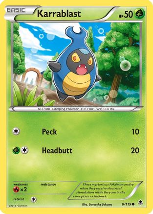 Karrablast 8/119 - XY Phantom Forces