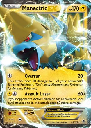 Manectric EX 23/119 - XY Phantom Forces Holofoil