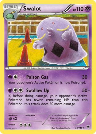 Swalot 38/119 - Phantom Forces Reverse Holofoil