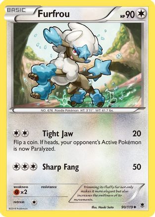 Furfrou 90/119 - XY Phantom Forces