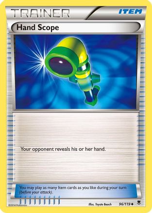 Hand Scope 96/119 - XY Phantom Forces Reverse Holofoil