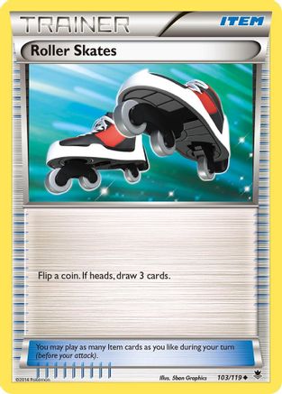 Roller Skates 103/119 - XY Phantom Forces Reverse Holofoil