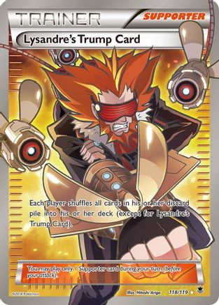 Lysandre's Trump Card (118 Full Art) 118/119 - XY Phantom Forces Holofoil