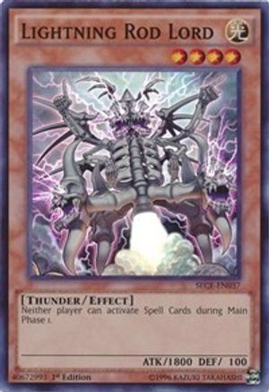 Lightning Rod Lord (SECE-EN037) - Secrets of Eternity 1st Edition