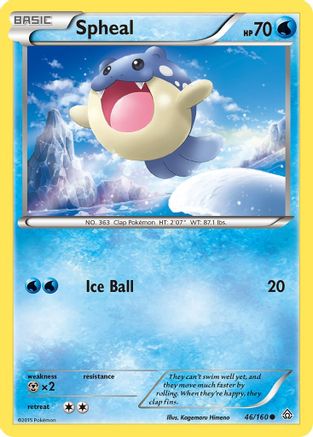 Spheal (46) 46/160 - XY Primal Clash