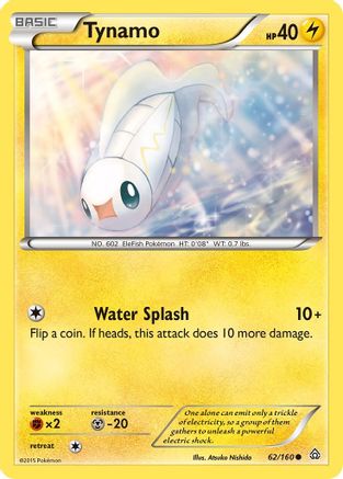 Tynamo 62/160 - XY Primal Clash Reverse Holofoil