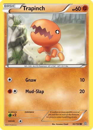 Trapinch 82/160 - XY Primal Clash Reverse Holofoil