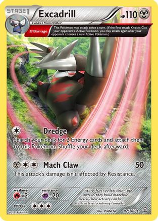 Excadrill 97/160 - Primal Clash Reverse Holofoil