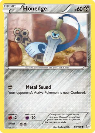 Honedge 98/160 - XY Primal Clash Reverse Holofoil