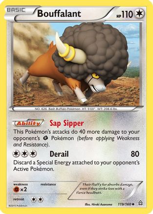 Bouffalant 119/160 - XY Primal Clash Reverse Holofoil