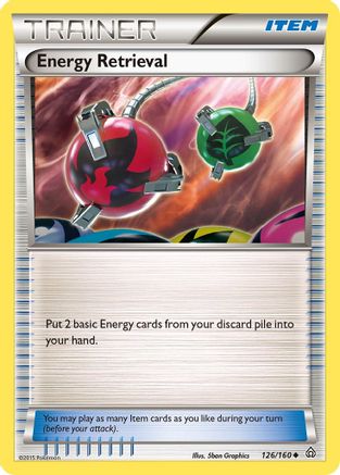 Energy Retrieval 126/160 - XY Primal Clash Reverse Holofoil