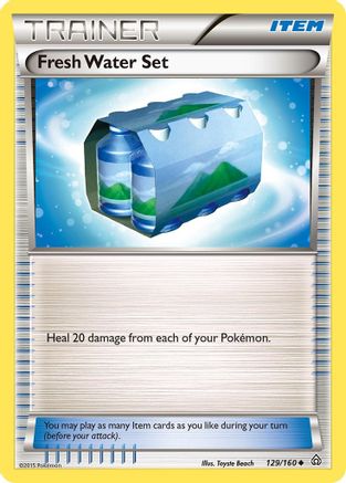 Fresh Water Set 129/160 - XY Primal Clash Reverse Holofoil