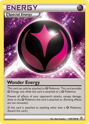 Wonder Energy 144/160 - XY Primal Clash Reverse Holofoil