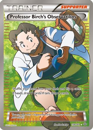 Professor Birch's Observations (159 Full Art) 159/160 - XY Primal Clash Holofoil