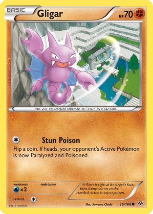 Gligar 36/108 - XY Roaring Skies
