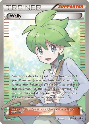 Wally (107 Full Art) 107/108 - XY Roaring Skies Holofoil
