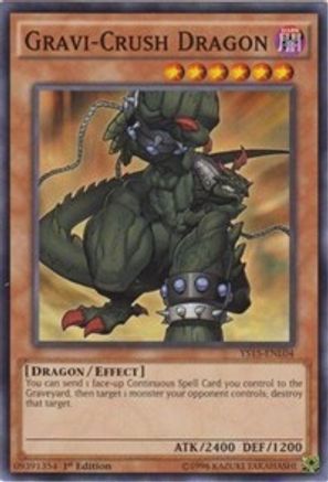 Gravi-Crush Dragon - YS15-ENL04 - Starter Deck: Dark Legion 1st Edition