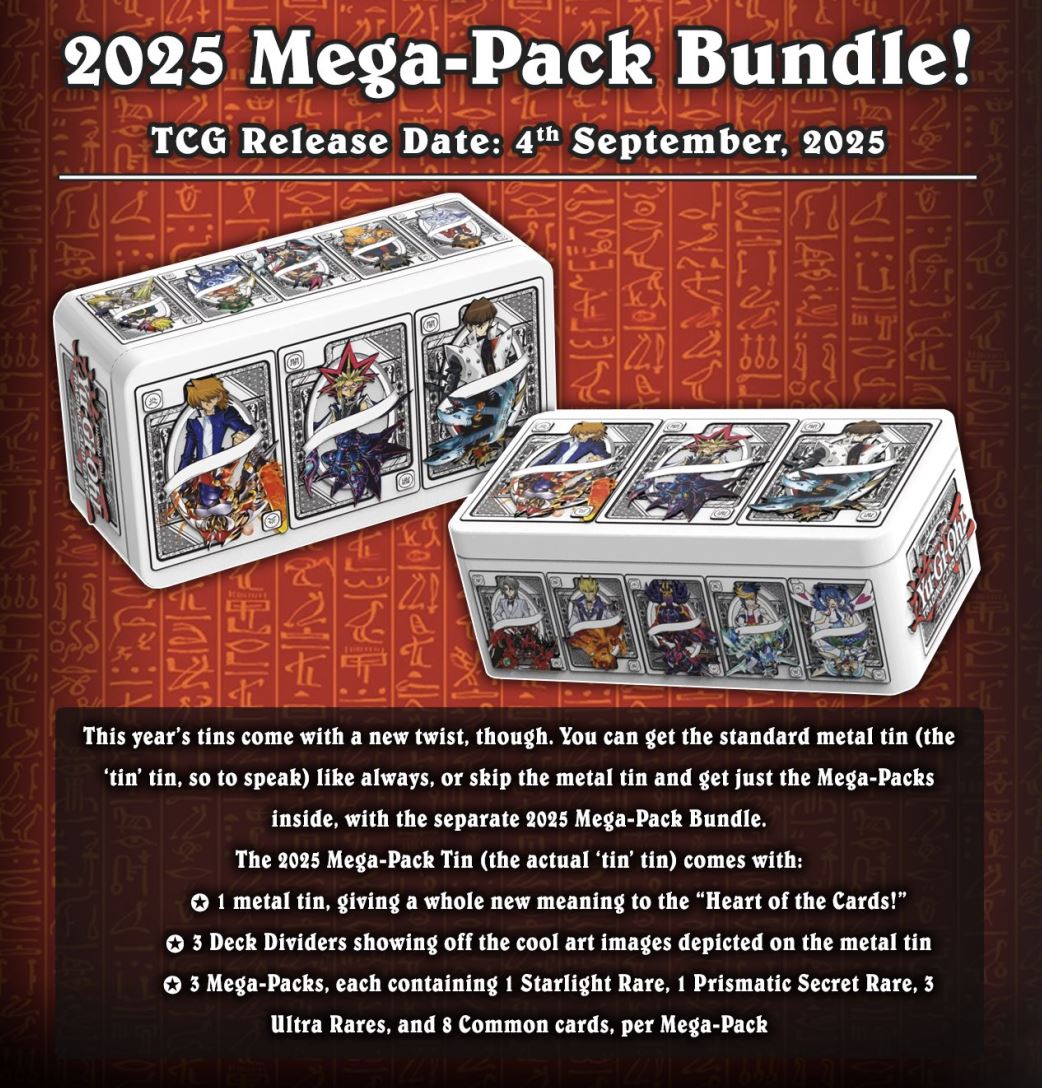 EURO Yugioh 2025 Mega Pack Bundle 1st Edition