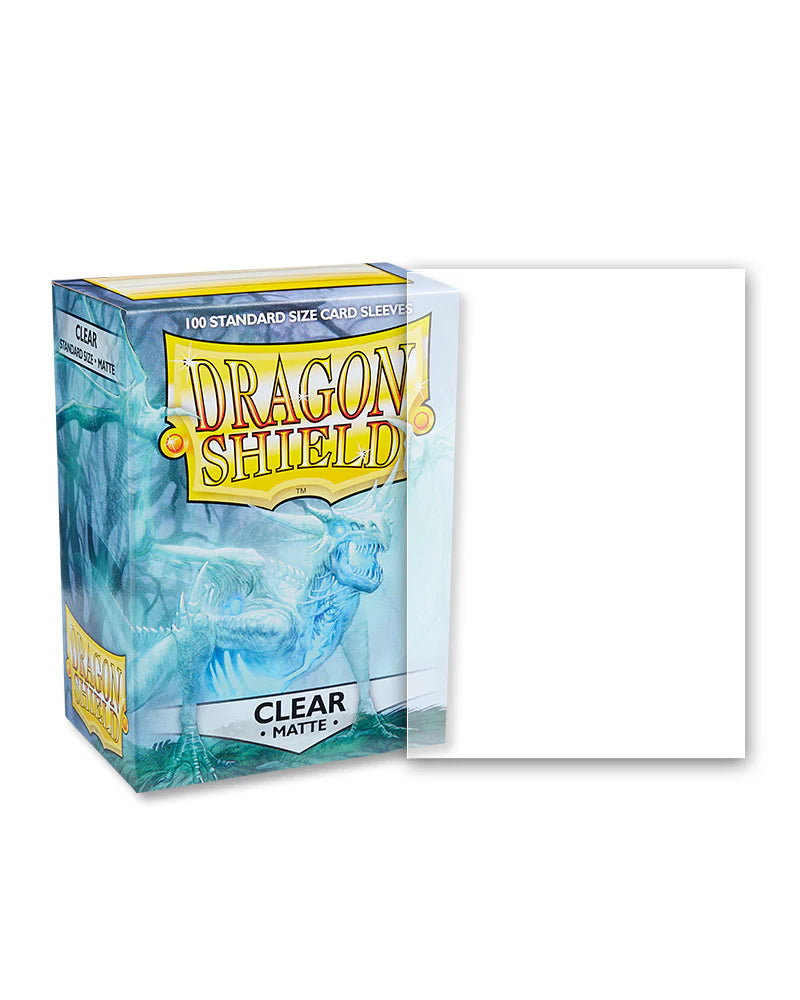 Dragon Shield Standard Clear Matte Sleeves 100ct