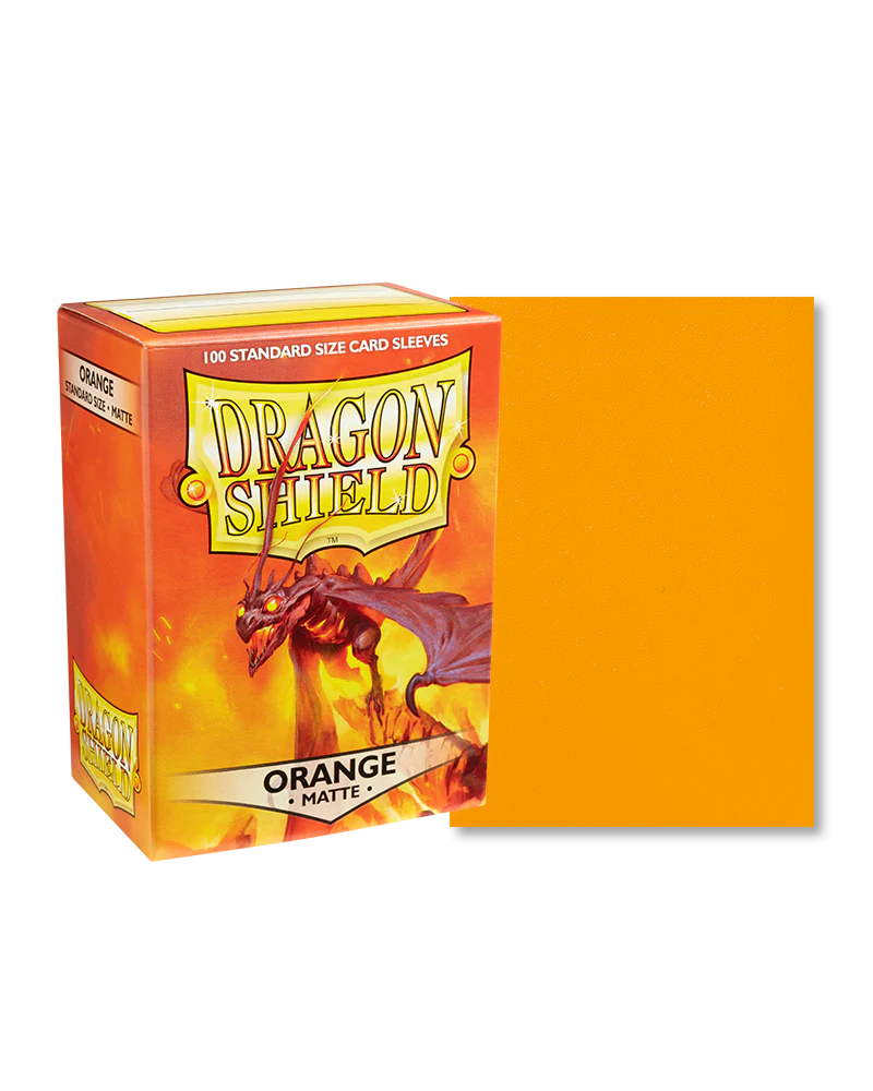 Dragon Shield 100ct Orange Matte Standard