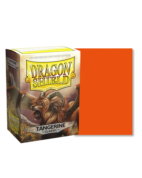 Dragon Shield Standard Size 100ct Sleeves Tangerine