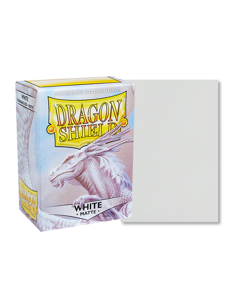 Dragon Shield Standard Size White Matte