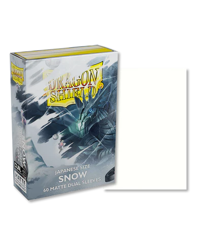 Dragon shield 60ct Japanese Snow