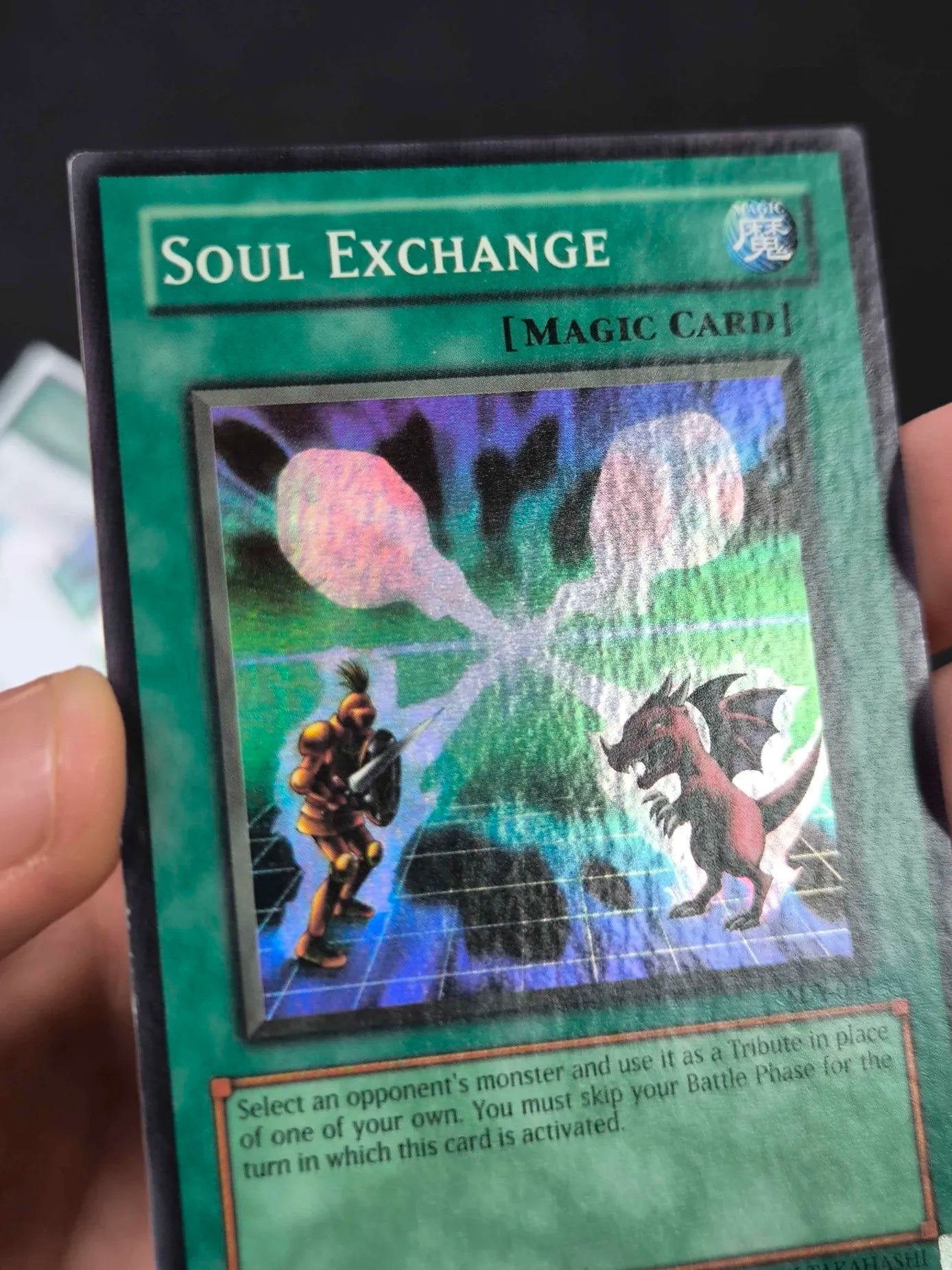 Yugioh Soul Exchange SDY-041 Super Rare WAVY FOIL PRINT MP #1