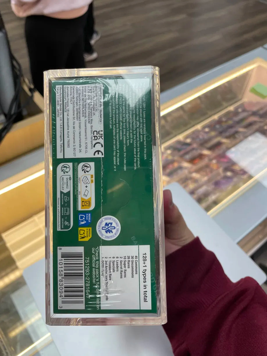 One Piece Booster Box Acrylic UV protective