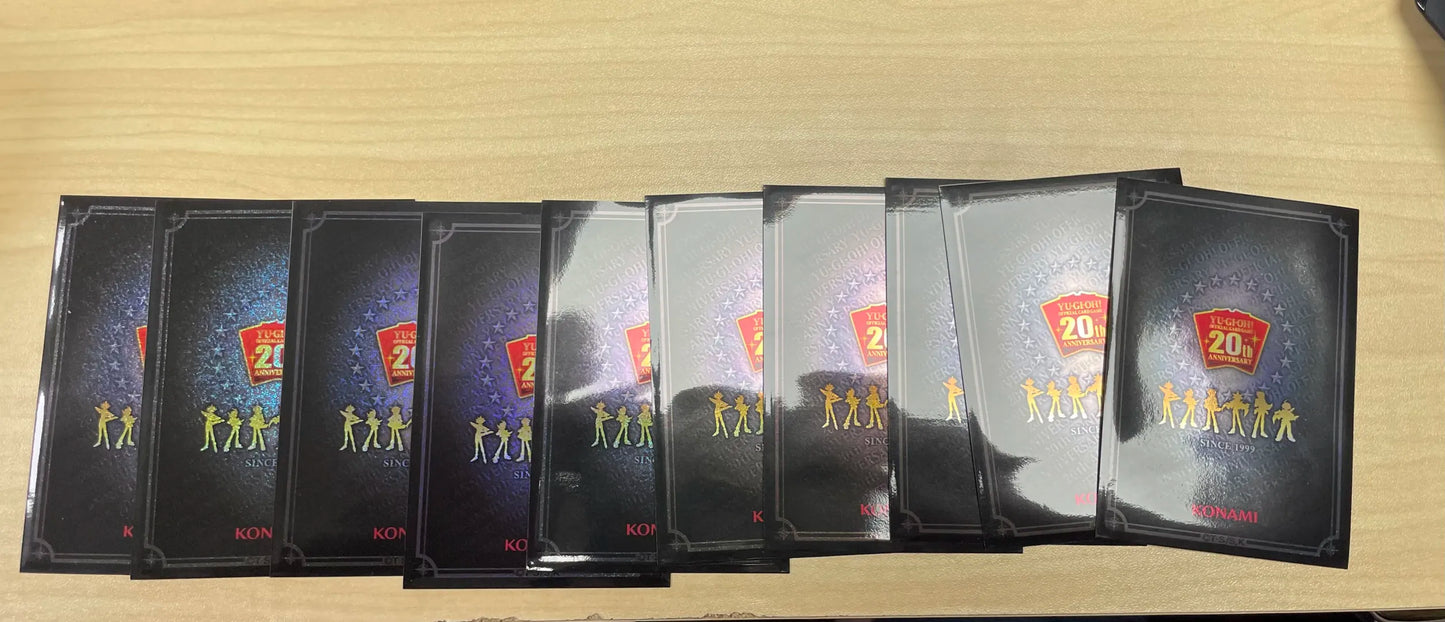 YUGIOH 20th Anniversary Duelist Box 10 Piece Sleeves Lightly Played