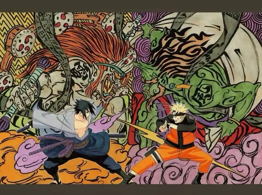 Naruto – Naruto & Sasuke Binder Unofficial 9 Pocket Zippered Binder 360 Slot