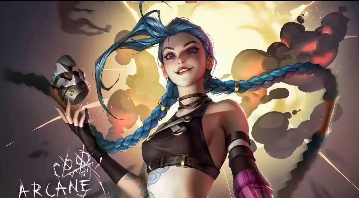 League of Legends - Jinx Binder Unofficial 9 Pocket Zippered Binder 360 Slot