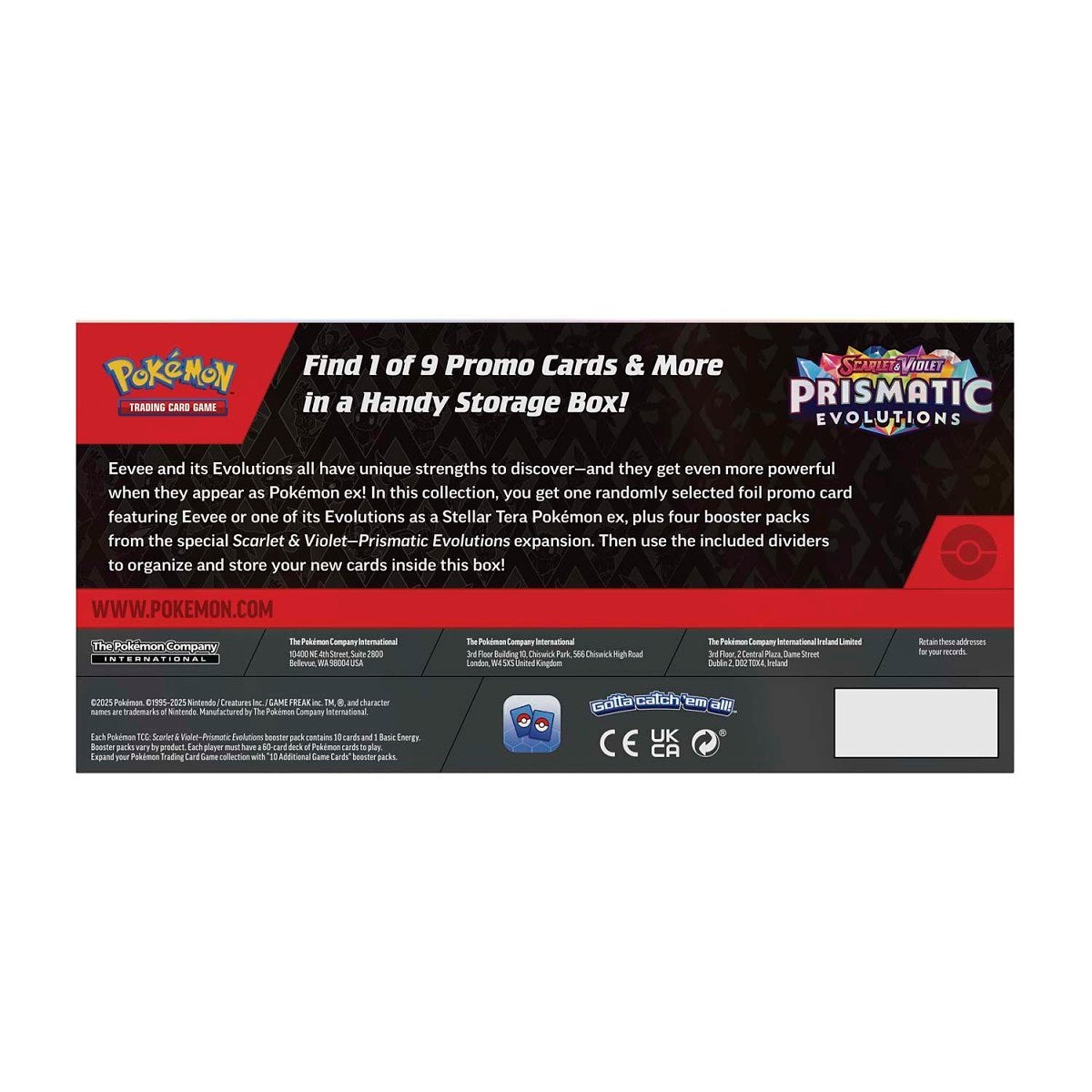Pokemon Prismatic Evolutions Surprise Box