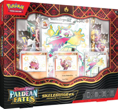 Pokemon Paldean Fates Premium Collection Box (Meowscarada / Quaquaval / Skeledirge)