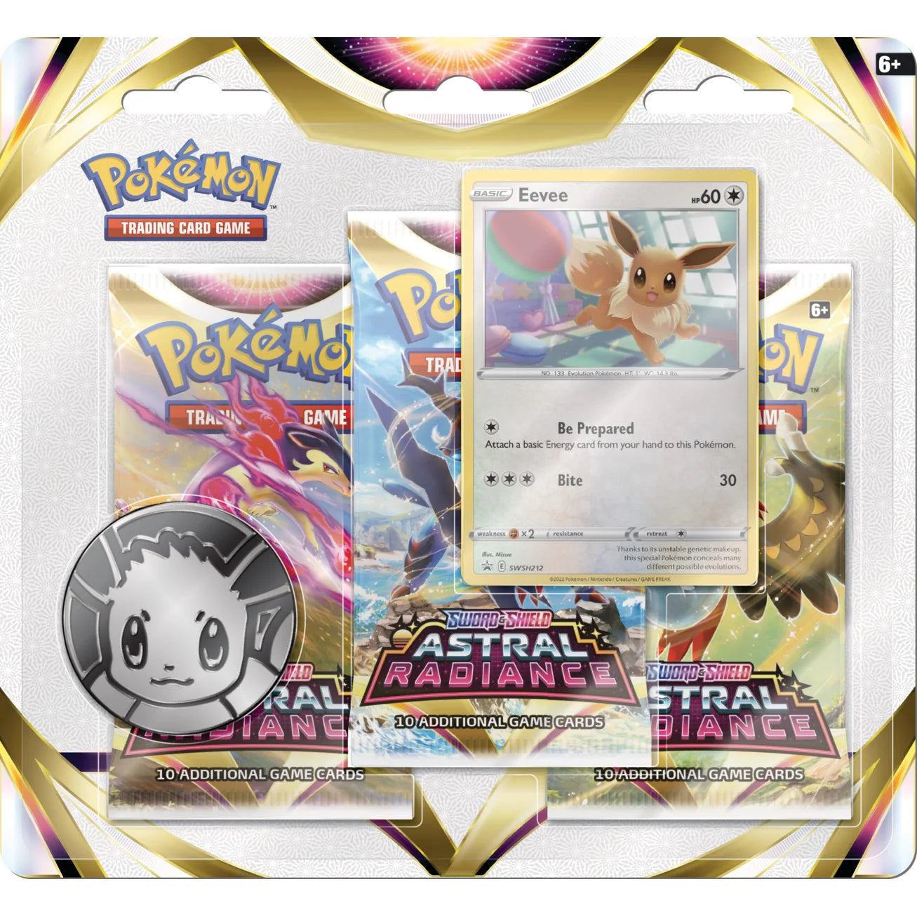 Pokemon Astral Radiance 3 Pack Blister (Eevee Promo)