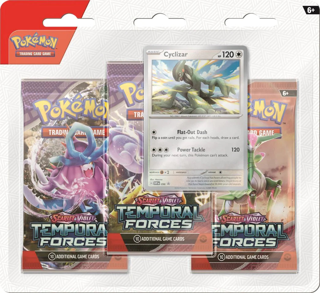 Temporal Forces 3 Pack Blister (Cleffa / Cyclizar)