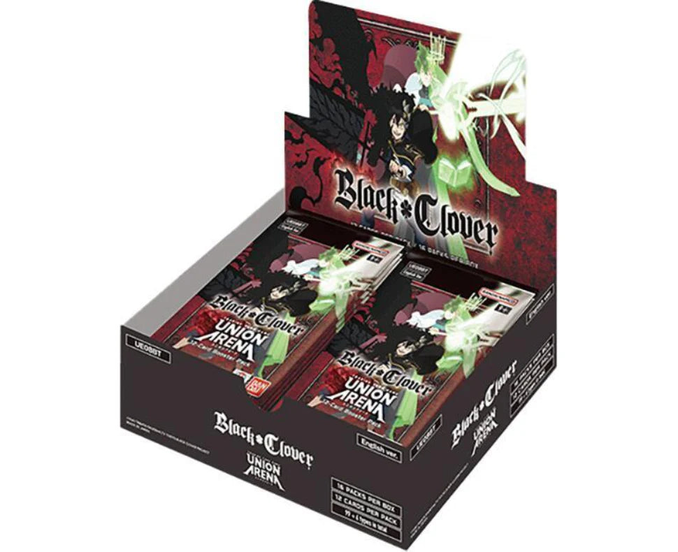 booster box clearance CLEARANCE] Union Arena Black Clover Booster Box – Sunny Hobbies