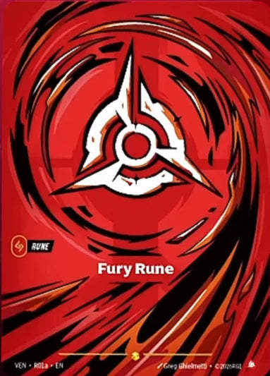 Fury Rune (R01a) (R01a) - Vendetta Foil