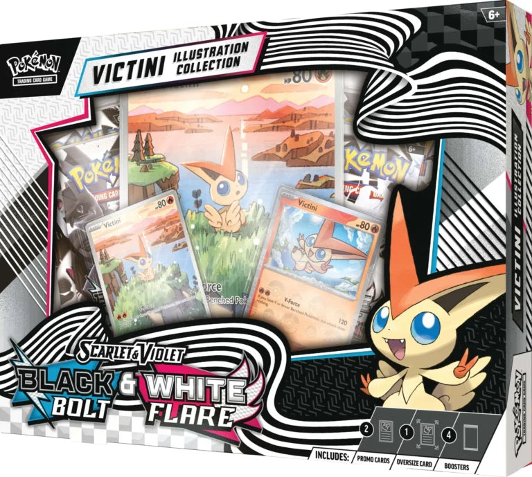 Pokemon Black Bolt White Flare Victini Illustration Collection
