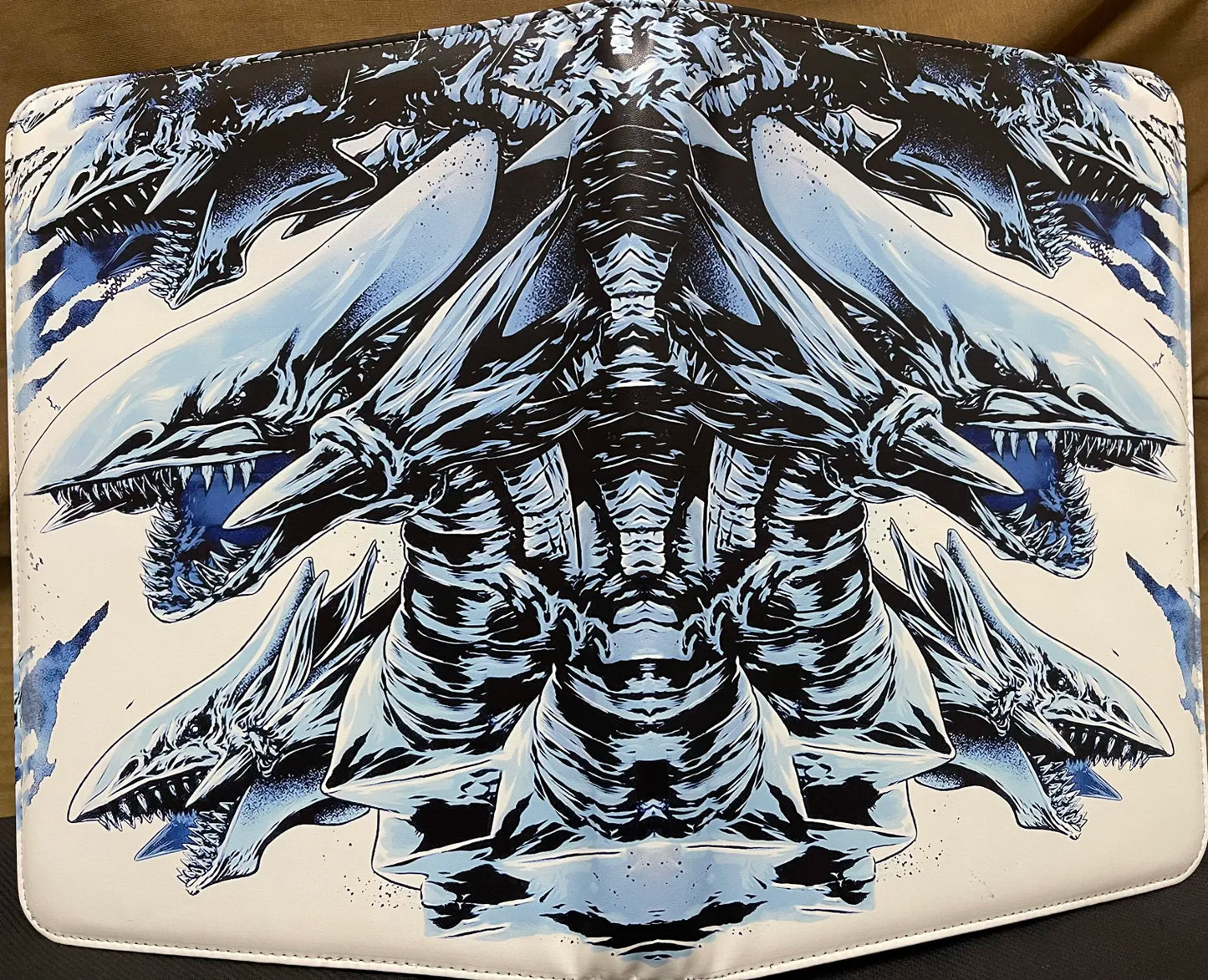 Yugioh Blue Eyes Ultimate Dragon Unofficial 9 Pocket Zippered Binder 360 Slot