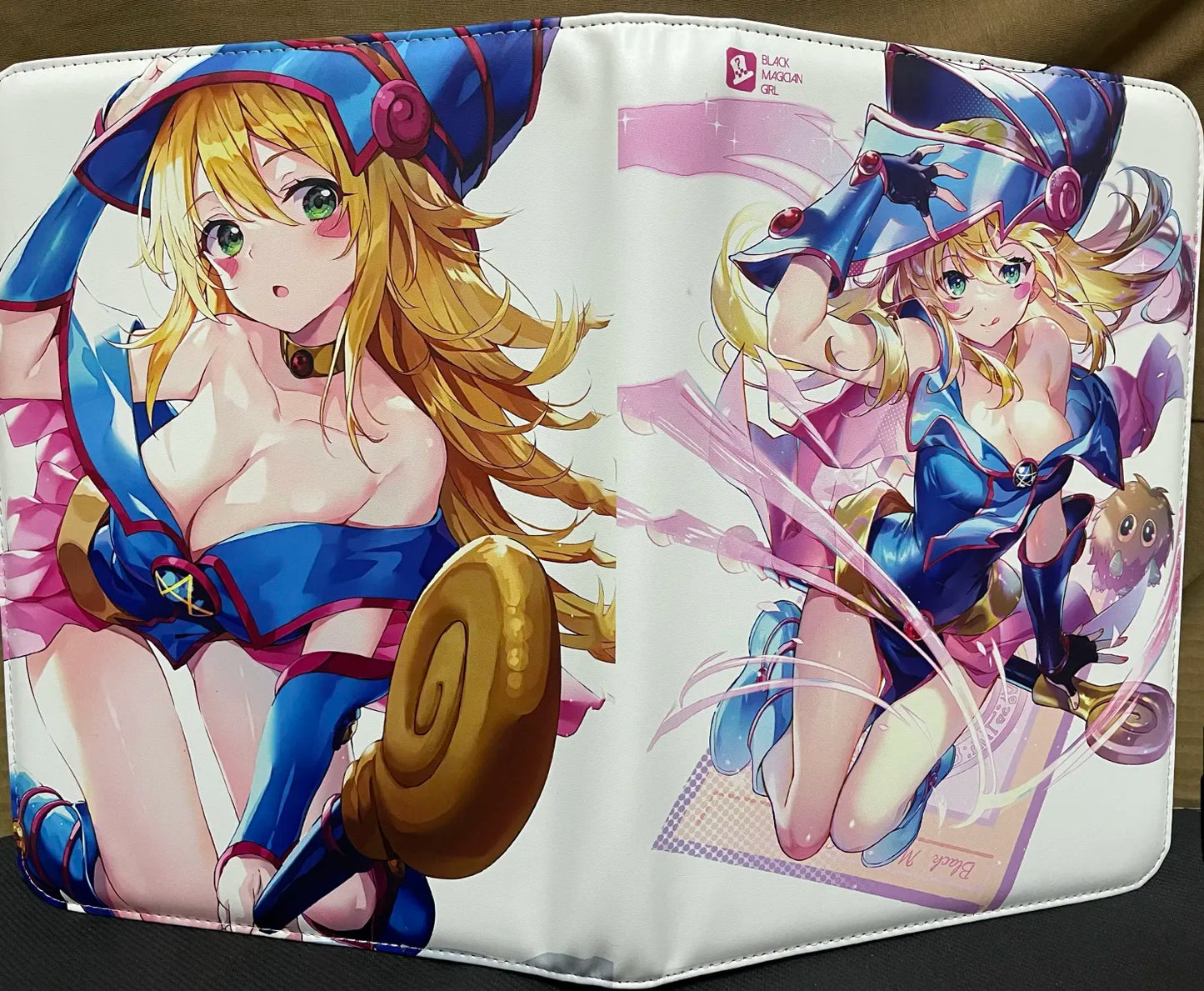 Yugioh Dark Magician Girl Unofficial 9 Pocket Zippered Binder 360 Slot