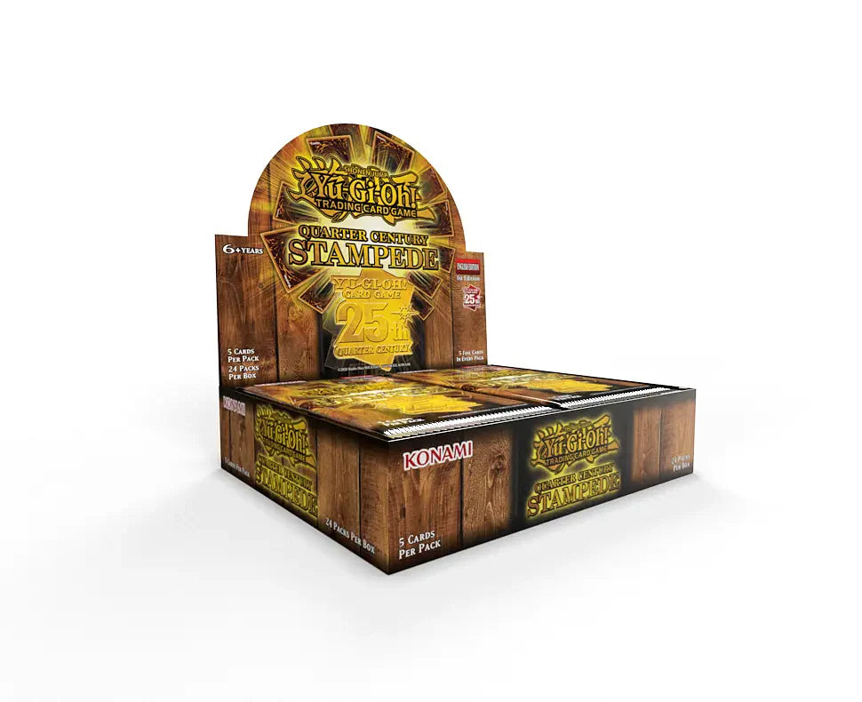 quarter century yugioh cards Yugioh Quarter Century Stampede RA04 Booster Box – Sunny Hobbies