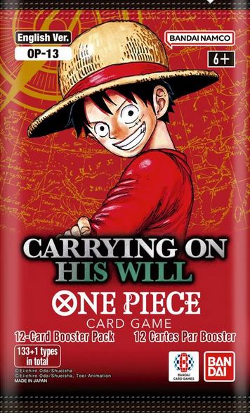 One Piece Carrying on His Will OP13 Booster Pack